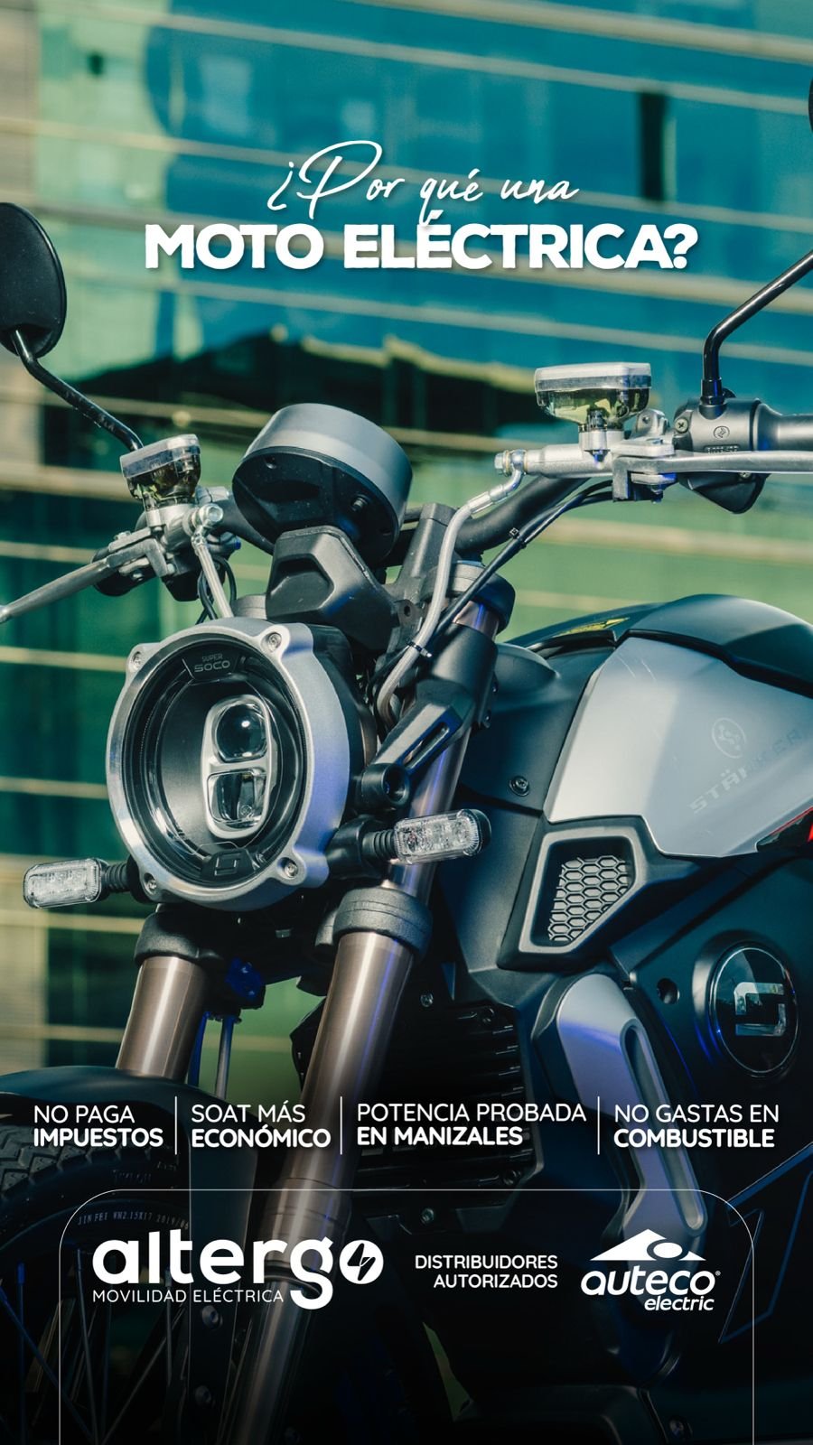 Altergo: campaña de motocicletas eléctricas
