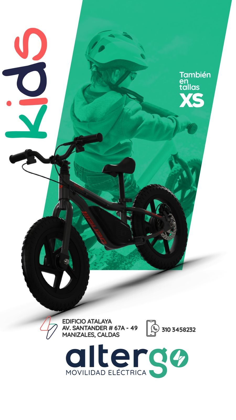 Altergo Kids: bicicleta infantil