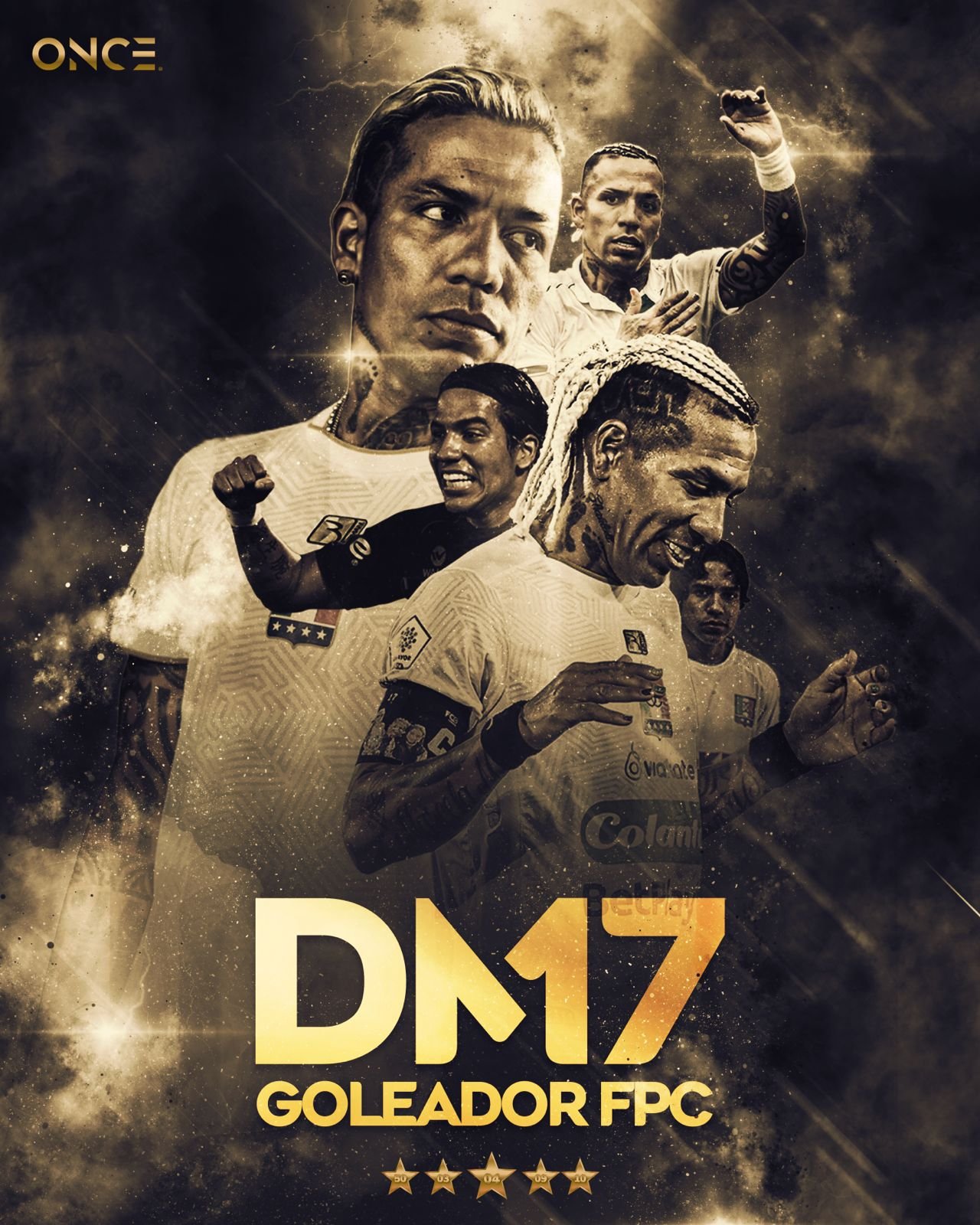 Once Caldas — Dayro Moreno, DM17 goleador del fútbol profesional colombiano