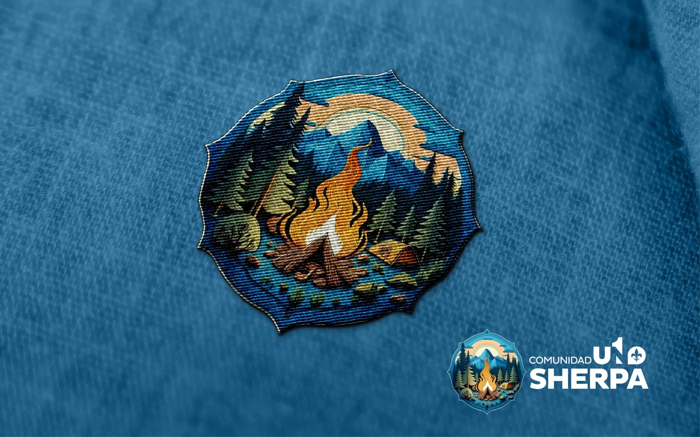 Grupo UNO Champagnat: emblema Comunidad Sherpa