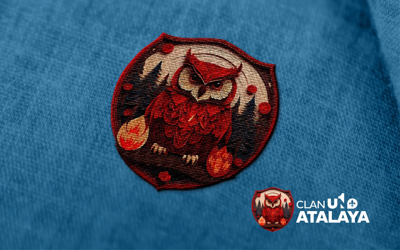 Grupo UNO Champagnat: emblema Clan Atalaya
